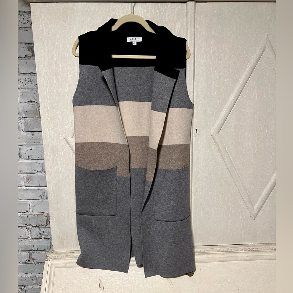 Color block vest